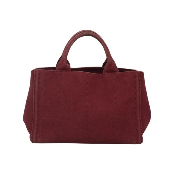 Pre Loved Prada Canapa Women Red Handbags - Picture 3 of 8